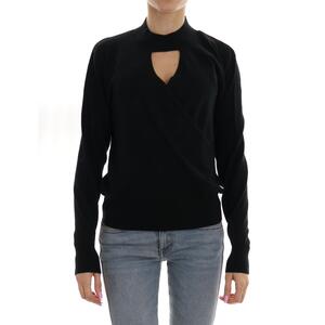 MAGLIA CUT-OUT NERO